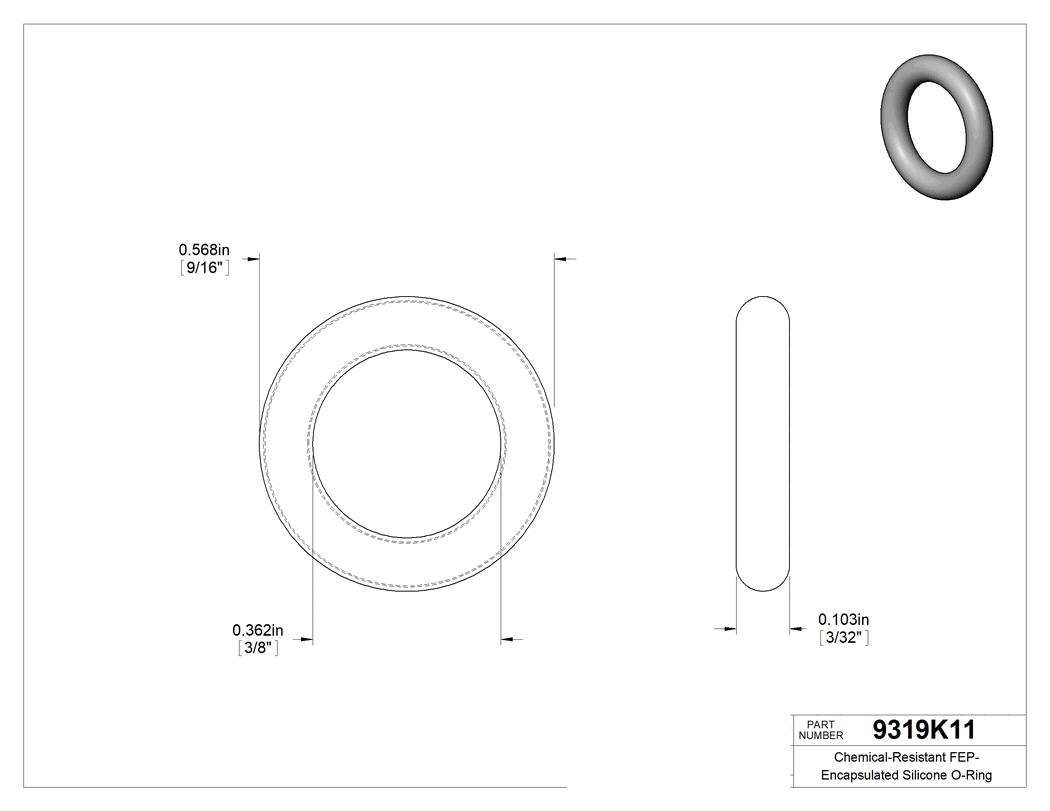 Technical drawing - 9319K11